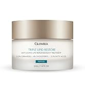 GLOWRIA Triple Lipid Restore – Ceramides 2.5%, Cholesterol 4% & Fatty Acids 2.2% – Anti-Aging Fac...