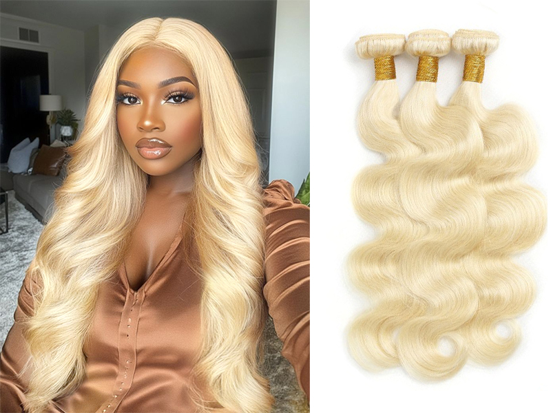 613 human hair bundles