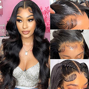 4X4 lace closure wigs human hair 3
