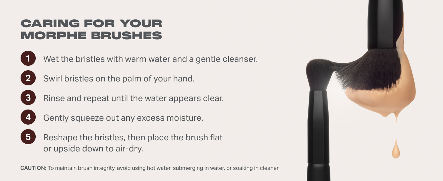 How to clean makeup brushes from brush sets to maintain quality and prolong makeup performance