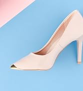 GLEAVI Metal Shoes Pointed Protector - 6pcs Solid Color High Heels Tip Toe Cap Pumps Covers for W...