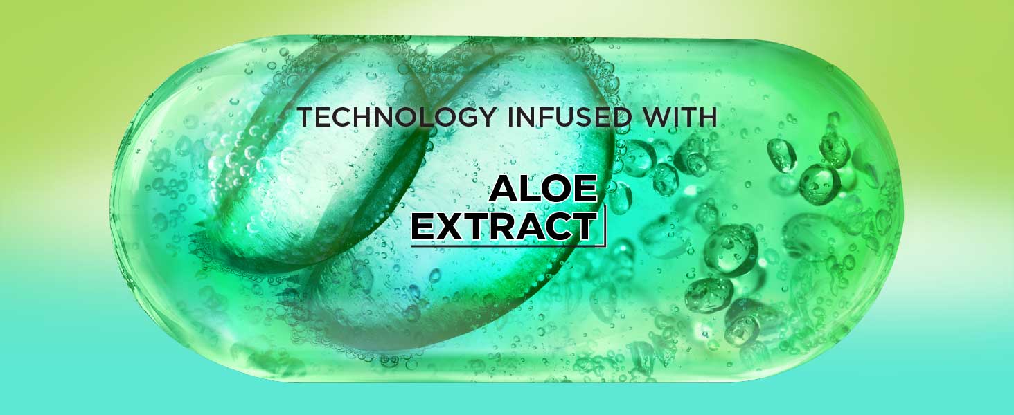 technology infused with aloe extract