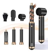 Blow Dryer Brush 5 in 1, Negative Ion Hair Dryer Brush Set Upgrade Hot Air Brush Air Styler Curli...