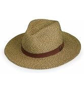 Wallaroo Hat Company Men’s Outback Fedora – Lightweight Wide Brim Natural Fiber Hat, UPF 50+ UV P...