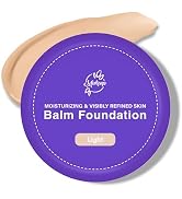 Balm Foundation for Mature Skin - Age-Defying Makeup Foundation with Hydrating Medium Coverage fo...