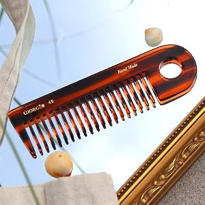 Giorgio G45 detangling shower comb with hanging hole