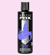 ARCTIC FOX Vegan and Cruelty-Free Semi-Permanent Hair Color Dye (8 Fl Oz, PERIWINKLE)
