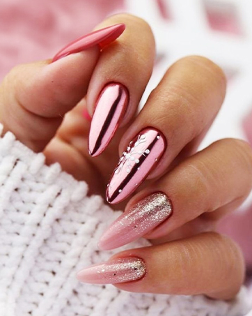 chrome nails powder