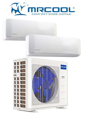 MRCOOL DIY Multi Zone 2 Ductless Mini Split