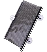 KIMISS Windshield Sun Shade, Car Automatic Retractable Sunshade Car Windshield Sun Block Visor Sh...