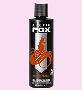 ARCTIC FOX Vegan and Cruelty-Free Semi-Permanent Hair Color Dye (8 Fl Oz, GINGER FLARE)