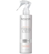 KERAZON Brazilian Thermal & Heat Hair Primer 6.76fl.oz Anti Frizz, Damage Repair, Heat Protection...