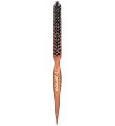 SUNBIRD100%Boar Bristle Teasing Hair Brush for Women - Volumizing Styling Brush with Slick Back C...