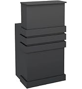 The Shave Factory Barber Reception Desk - Black, Barbershop Reception Desk, Barber Shop Furniture...