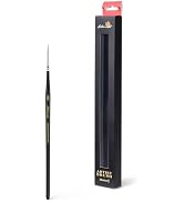 Kolinsky Sable Miniature Paint Brushes - Professional Artist Brush Size 000, Small Fine Detail Pa...