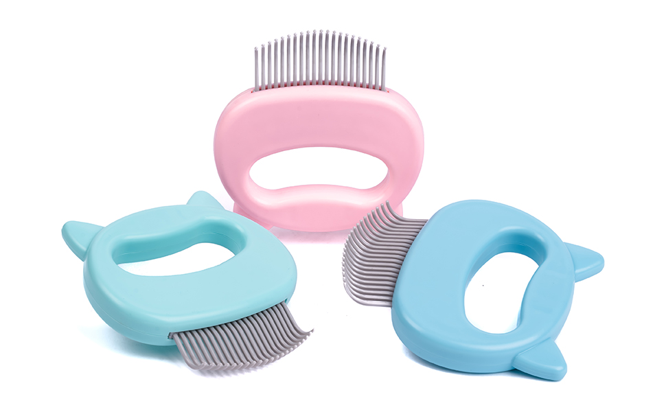 Leo's paw cat combs all colors blue mint pink