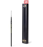 Kolinsky Sable Miniature Paint Brushes - Professional Artist Brush Size 0, Small Fine Detail Pain...