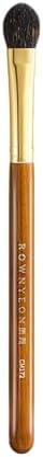 Desert Oak Series Almond Blending Brush - Squirrel & Goat Hair (30/70) for Gentle Powder Application, Bubinga Handle & Brass Ferrule (CM 172)
