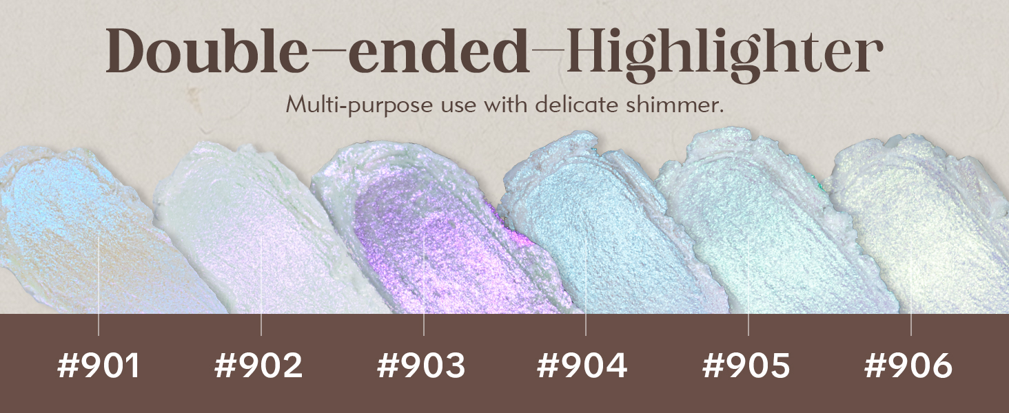 Multichrome glitter metallic eyeshadow stick