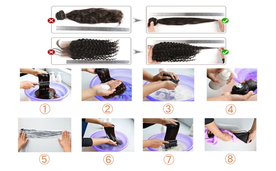 Kinky Straight Bundles Human Hair