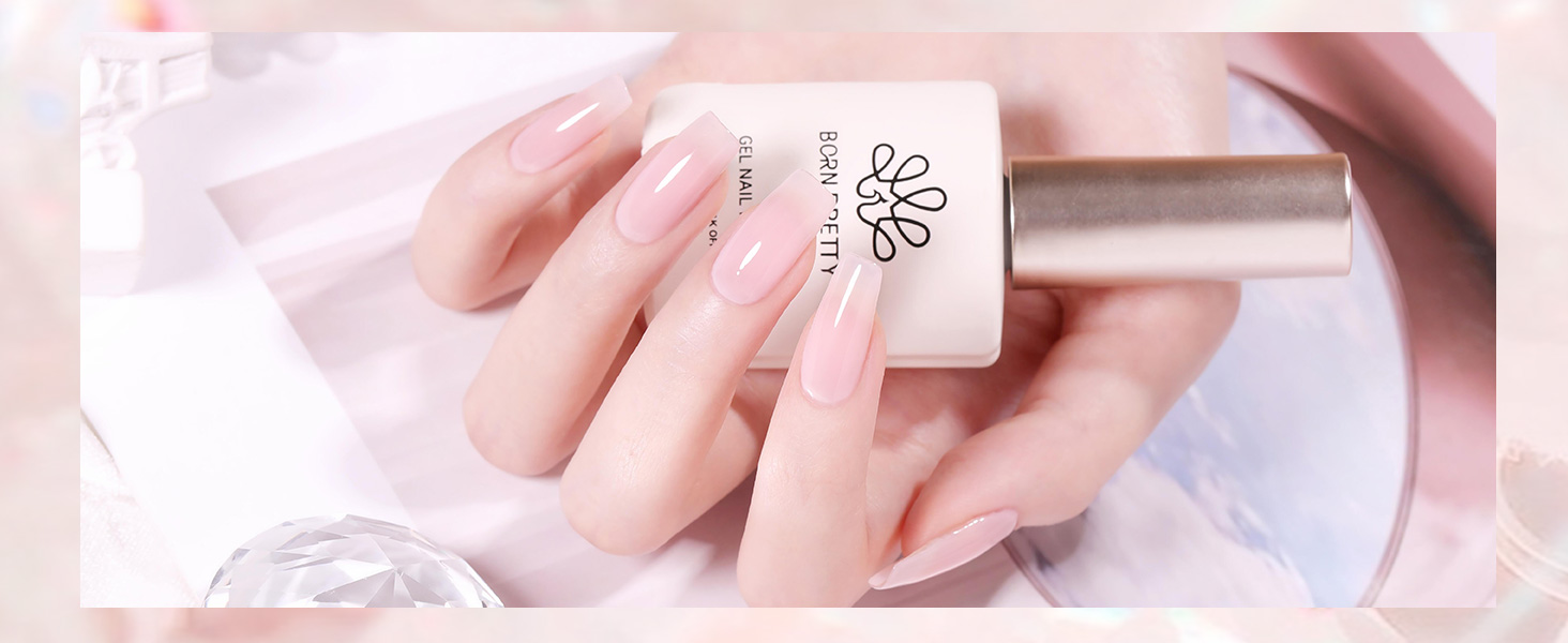 Jelly Pink Gel Nail Polish