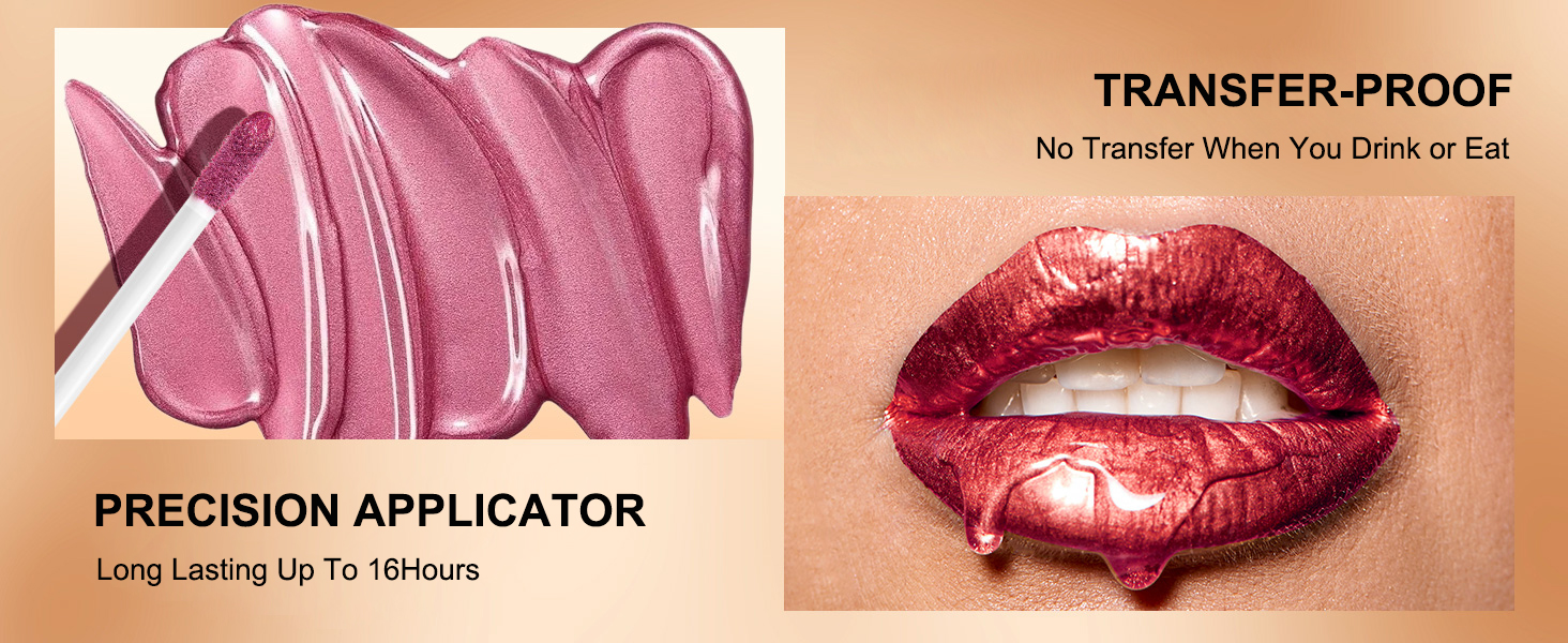 metallic lipstick