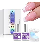 BTArtboxnails Nail Tips Builder Gel - Long Lasting 15ml Builder Gel with Portable Nail Lamp for F...