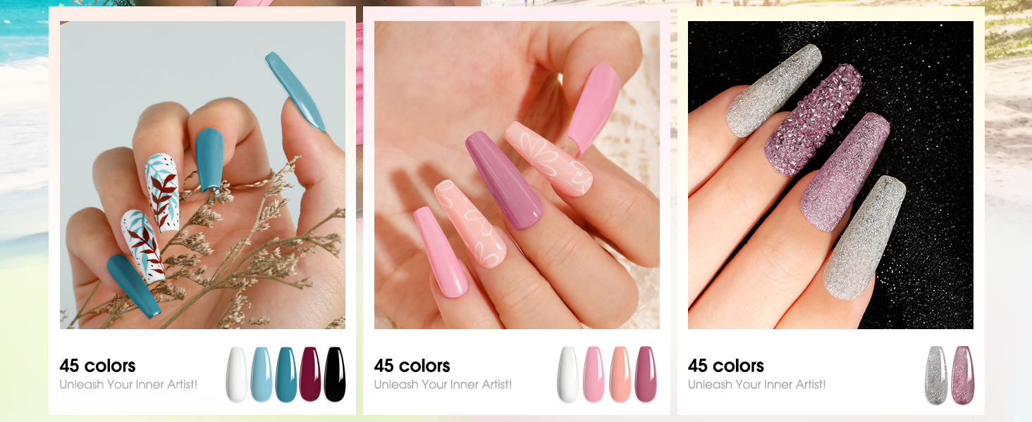 pink gel polish
