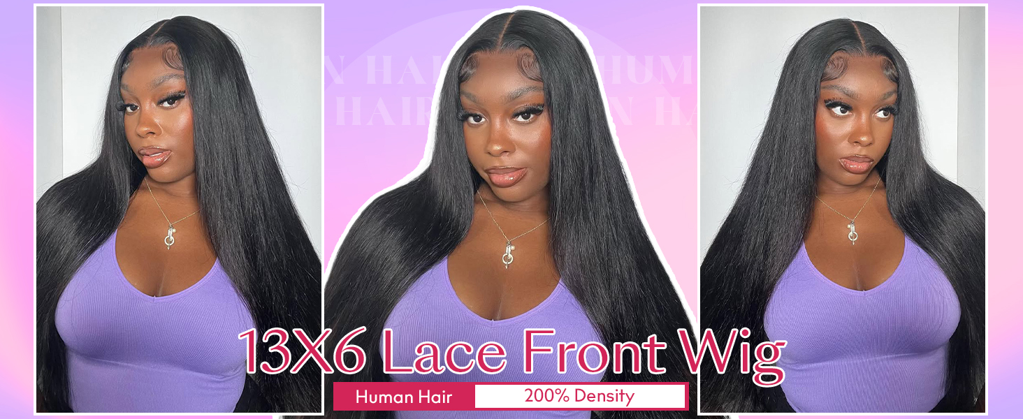 13x6 lace frontal human hair wigs