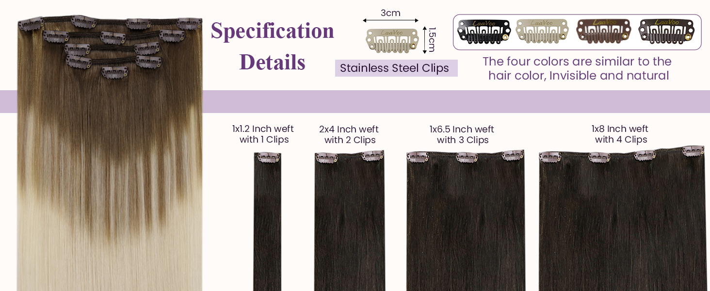 clip in hair extensions