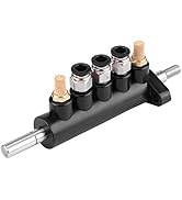 KIMISS Tire Air Control Valve Foot Pedal Valve for Tire Changer Machine, Aluminum Alloy 8mm OD Tu...