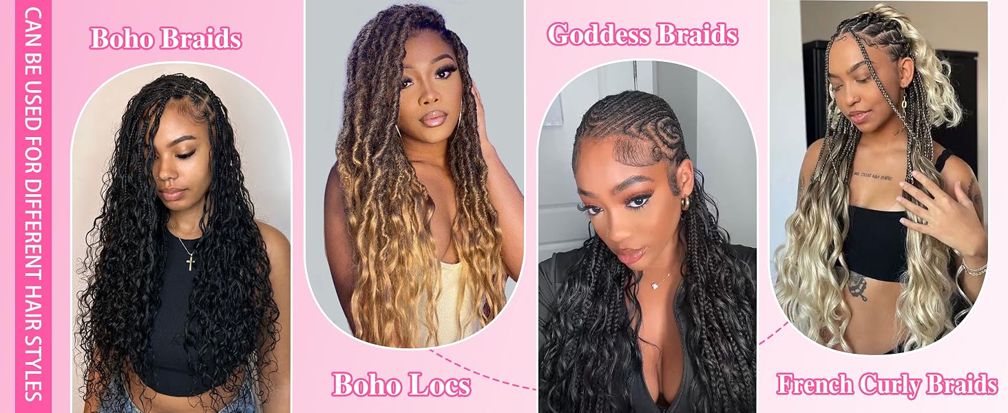 Different hairstyles