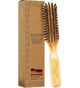 Made in Germany - SHASH + KELLER BÜERSTENFABRIK 100% First Cut Boar Bristle Hair Brush, Suitable ...