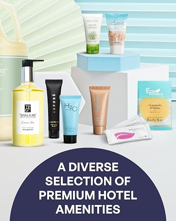 Assorted Hotel amenities products from 1-Shoppe Products