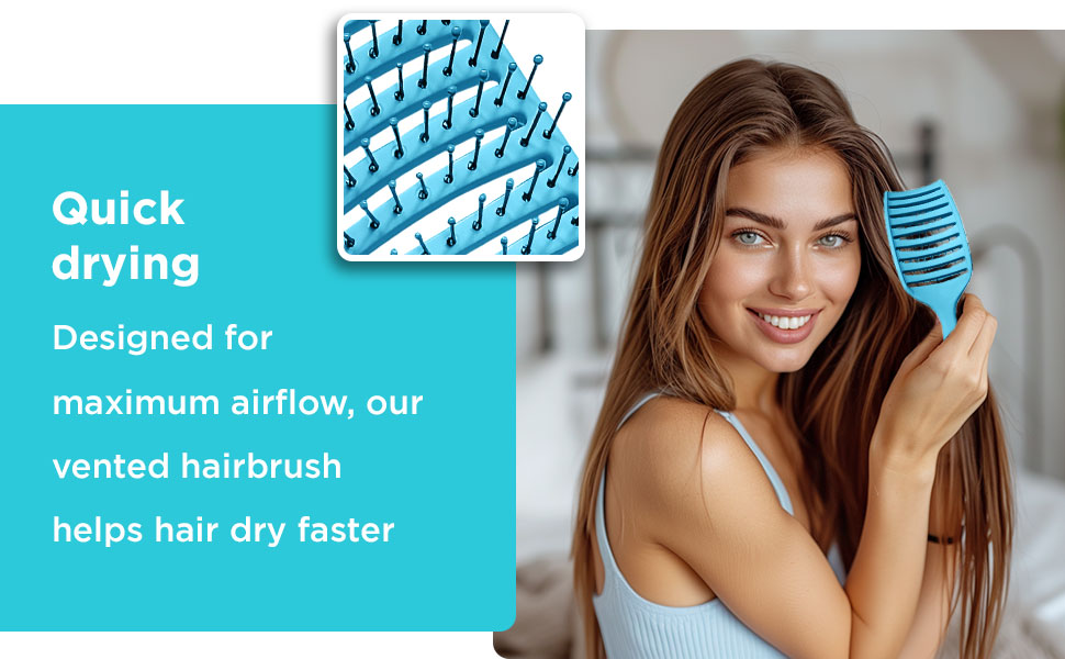 vented hair brush