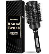 Kertiberif Round Brush for Blow Out, Round Hair Brush for Blow Drying, Nano Ceramic & Ionic Tech ...