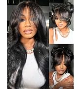 Sunber 13x4 Pre-Everything Wig With Loose Wave Face-Framing Layers And Side-Swept Bangs With Draw...