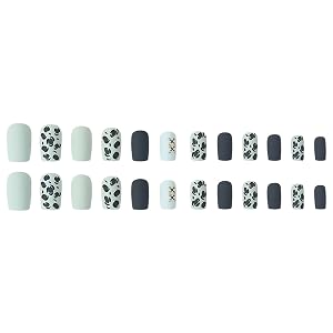 24pcs square press on nails