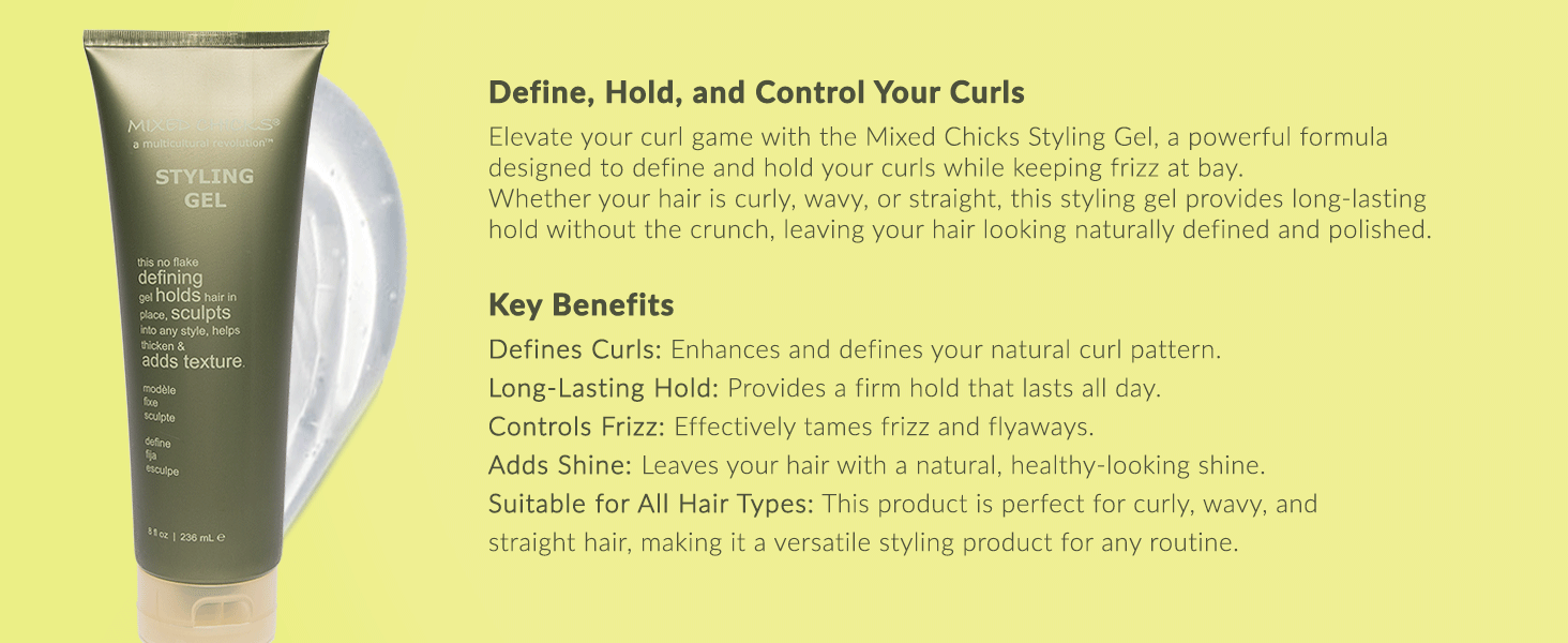 hair styling gel for black women curly frizzy hair hair softening natural ingredients hair