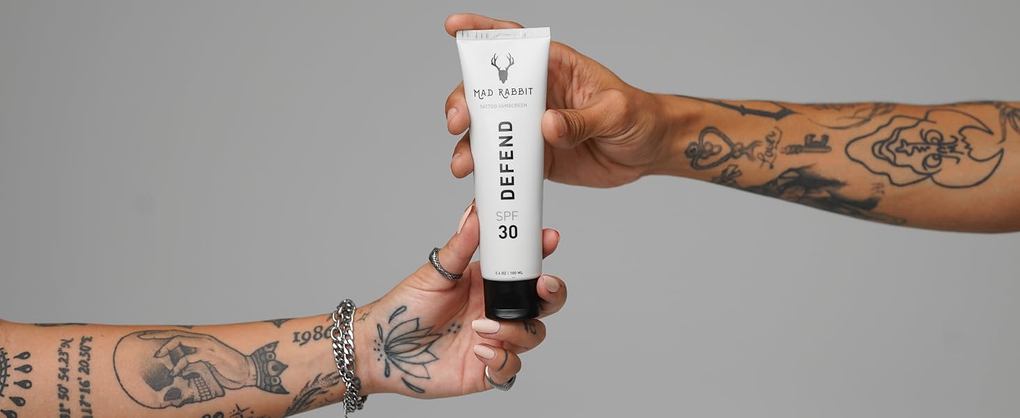 mad rabbit defend sunscreen spf 30 tattoo spf mad rabbit sunscreen tattoo sun protection