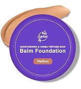 Balm Foundation for Mature Skin - Age-Defying Makeup Foundation with Hydrating Medium Coverage fo...