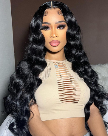 Body Wave Human Hair Wigs for Black Women Glueless 13x6 HD Lace Front Wigs Human Hair Body Wave