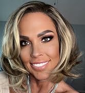 Light Brown with Blonde Highlight Wig