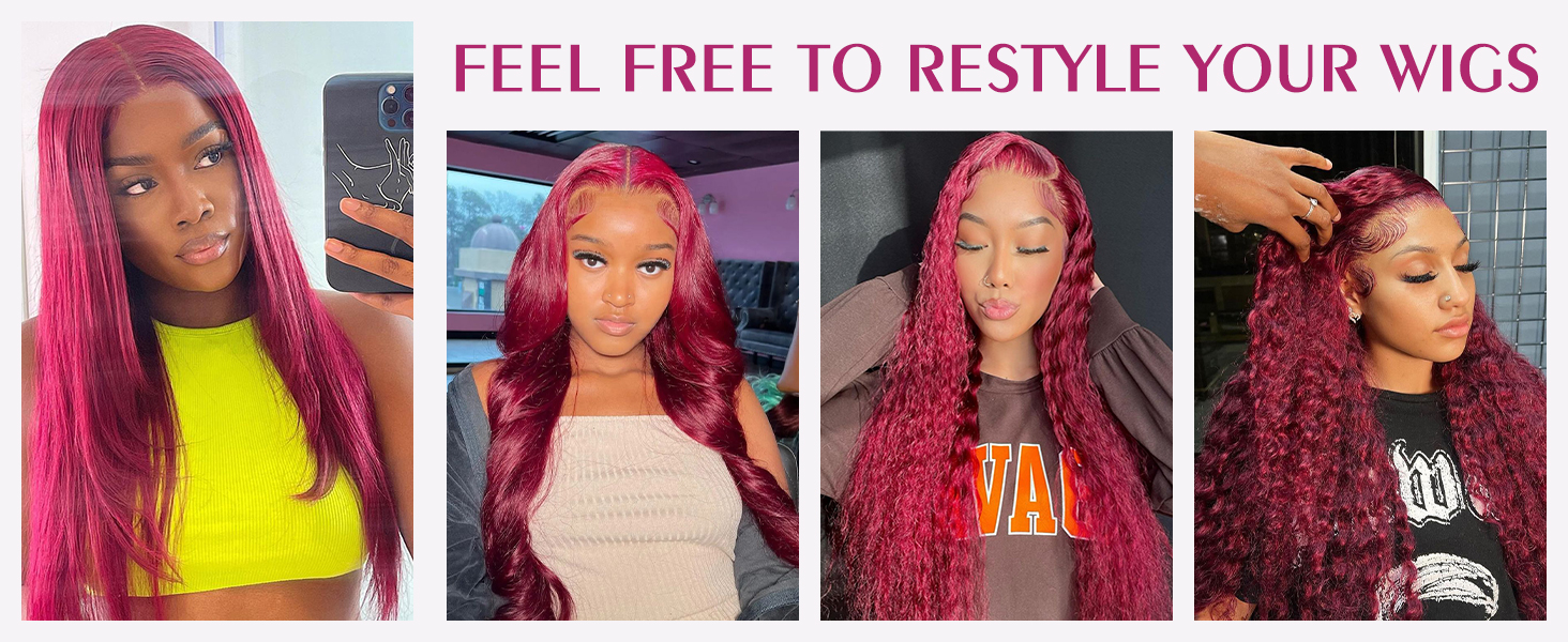 Feel Free To Restyle Your Wigs