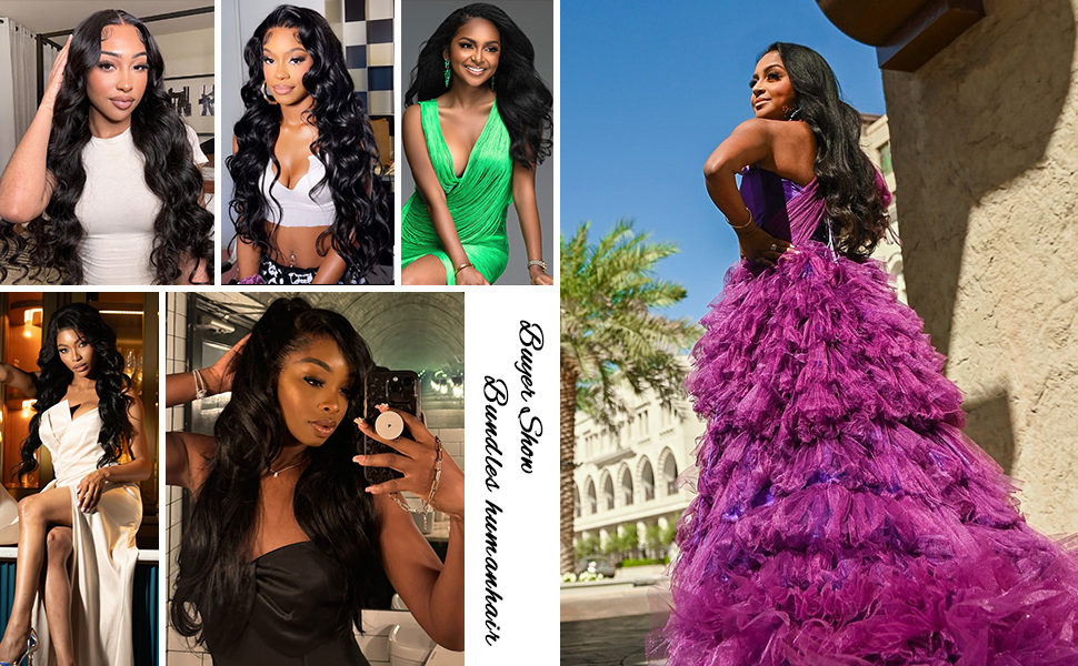 body wave bundles human hair