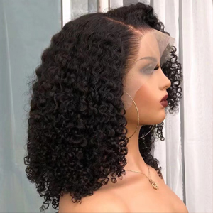 deep curly lace front wig