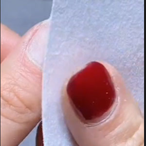 Remove all the residue gels