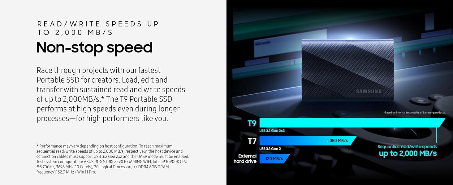 Portable SSD T9 Shield