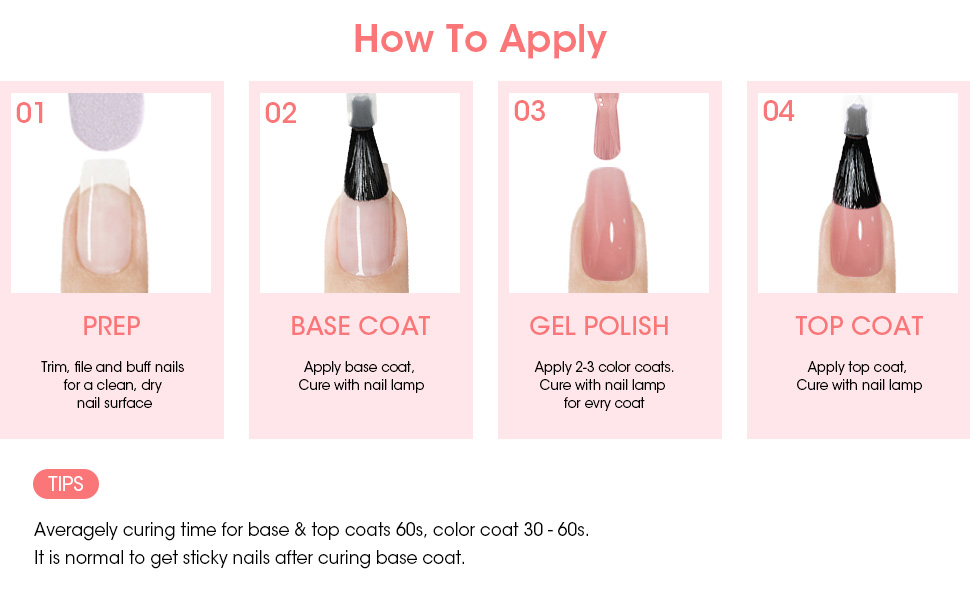 jelly nail polish apply
