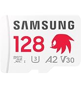Samsung PRO Plus Sonic The Hedgehog + Adapter microSDXC 128GB Memory Card, Up-to 180 MB/s, UHS-I,...